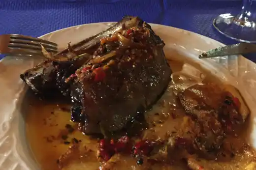 Churrasco de ternera en le Mesón Casa Tía Goya